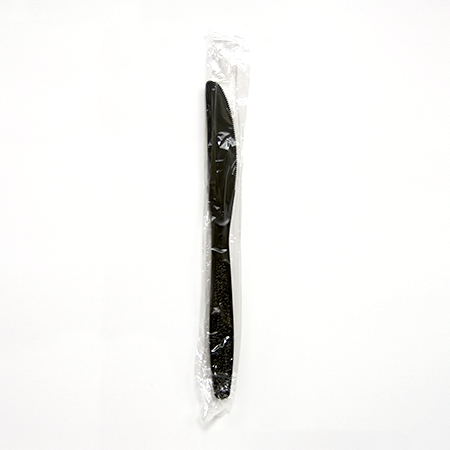 KNIFE HEAVY WEIGHT INDIVIDUALLY WRAPPED BLACK