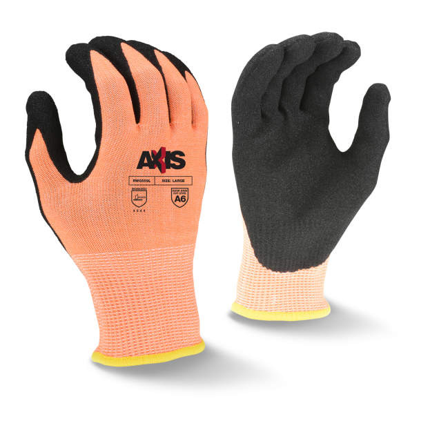 GLOVES AXIS A6 SANDY NITRILE COATED