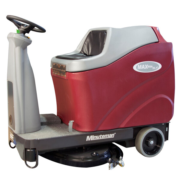 SCRUBBER AUTOMATIC MAX RIDE
26&quot; ECO DISC BRUSH QUICK
PAK-CROWN BATTERIES EQUIPPED
WITH ON BOARD CHARGER 115V,
50/60HZ INCLUDES 13&quot; PAD
DRIVER (2 REQUIRED(7523) AND
BATTERY, 12V 210AH (956705)(2
REQUIRED