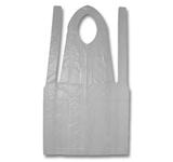 APRON POLY STANDARD WEIGHT 
24&quot; W x 42&quot; L PE WHITE
DISPOSABLE EMBOSSED 100 PER
BOX (10 BOXES PER CASE)