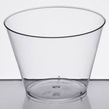 CUPS 5 OZ CLEAR HARD PLASTIC TUMBLER 500 PER CASE