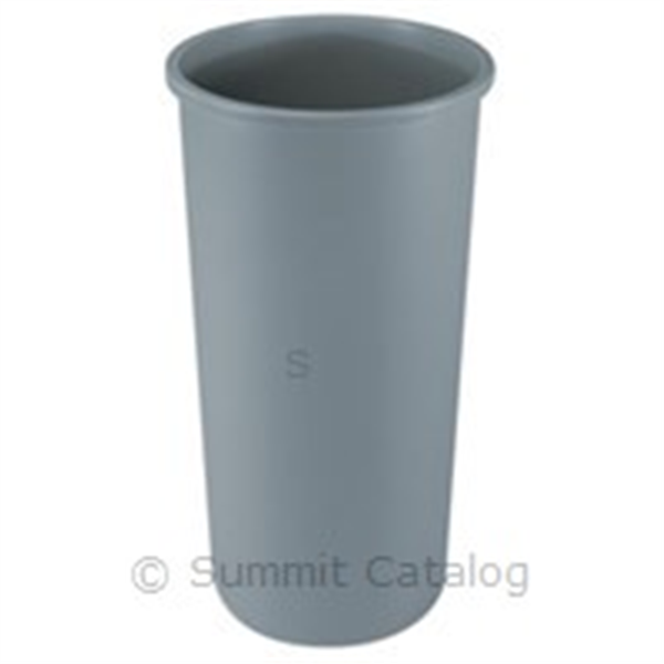 TRASH CAN GRAY ROUND 22-GAL
USE 2672 3548 LID GRAY
