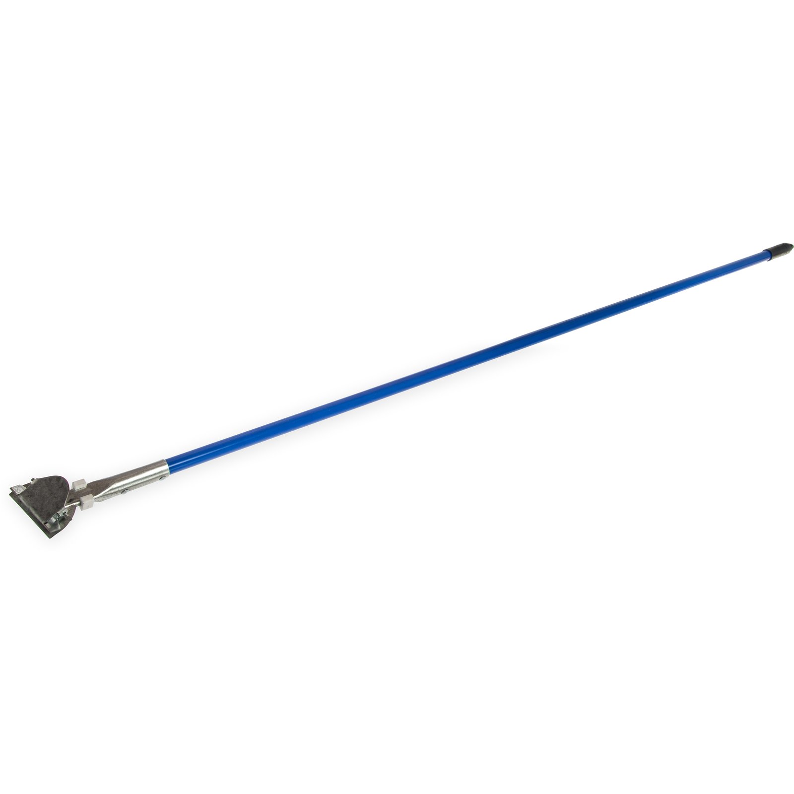 HANDLE DUST MOP 60&quot; VINYL COATED METAL BLUE WITH CLIP ON