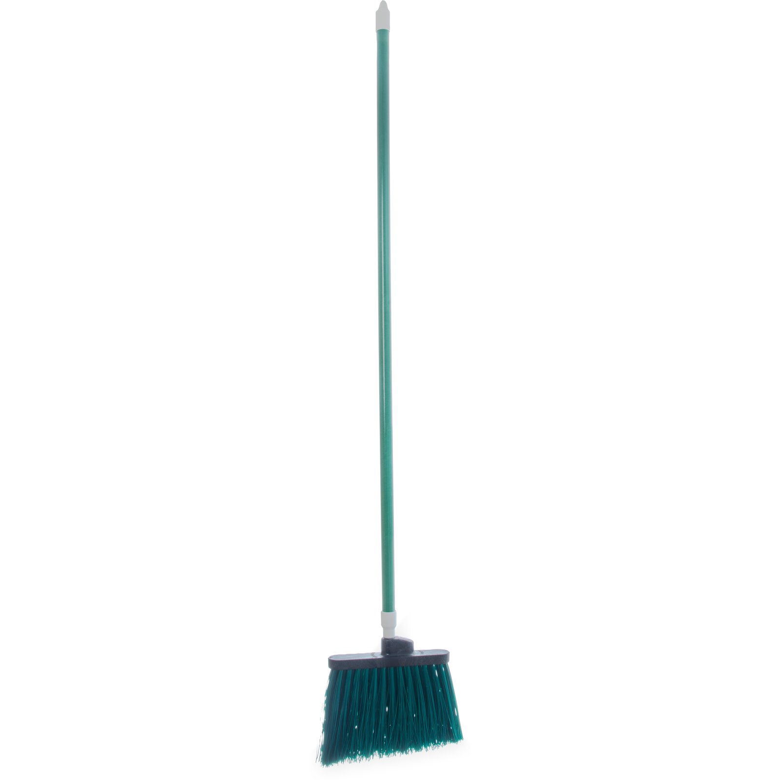 BROOM 54&quot; UNFLAGGED ANGLE W/
POLYPROPYLENE BRISTLES GREEN
