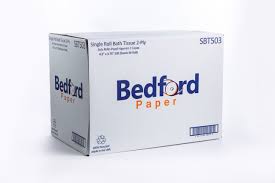 TOILET TISSUE 2-PLY BEDFORD 4.5 X 3.75 500 SHEETS PER