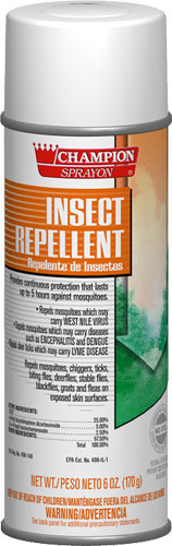 INSECT REPELLANT 25% DEET 5
HOUR PROTECTION 6 OZ CAN (12
CANS PER CASE)