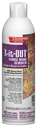 VANDALISM X-IT-OUT MARK REMOVER 16 OZ CAN (12 CANS PER