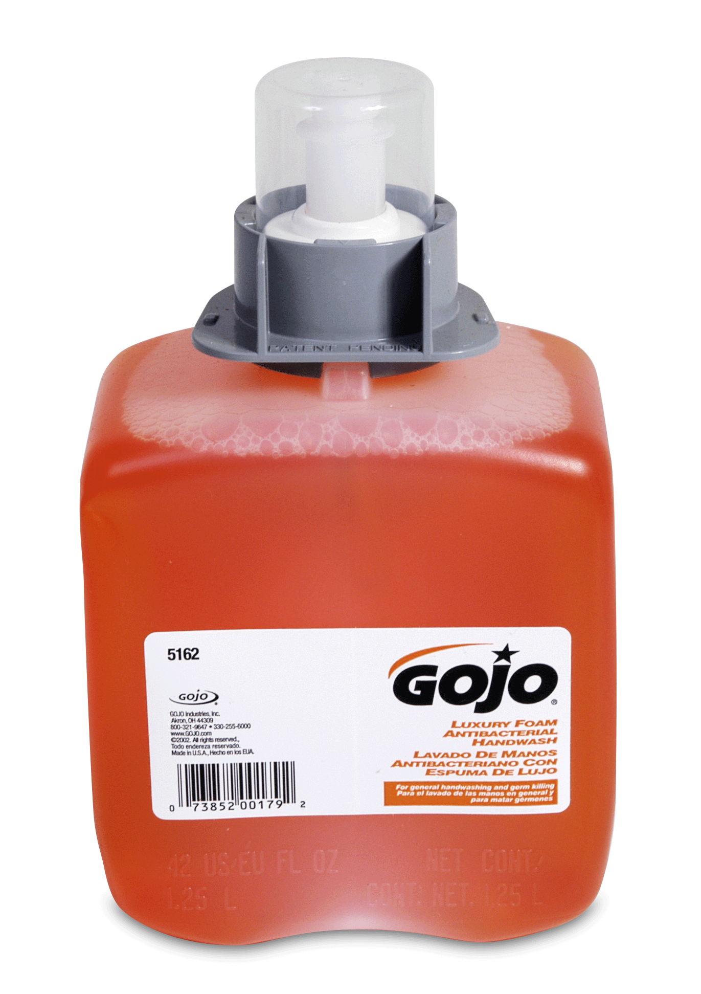 HAND SOAP FMX GOJO FOAMING ANTIBACTERIAL 1250 ML 4 PER
