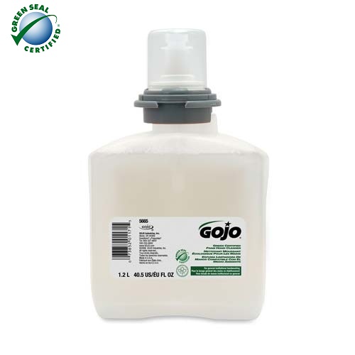 HAND SOAP GOJO FOAMING GREEN
CERTIFIED CLEAR 1200 ML 2 PER
CASE