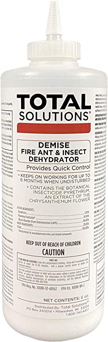 DEMISE FIRE ANT &amp; INSECT
DEHYDRATOR 12- 3.5 OUNCE PINT
CASE