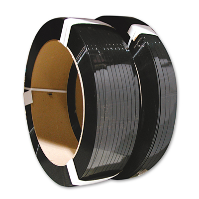 BANDING POLY BLACK 5/8&quot; X .025 X 2300&#39; PRICE IS PER ROLL.  2