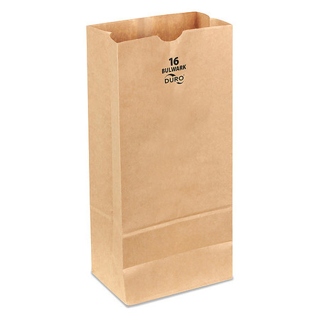 BAG PAPER 16# KRAFT 250 PER PACK    30916 