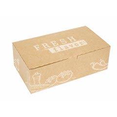 CARRY OUT BOX 9 X 6 X 3, 250
COUNT KRAFT FRESH