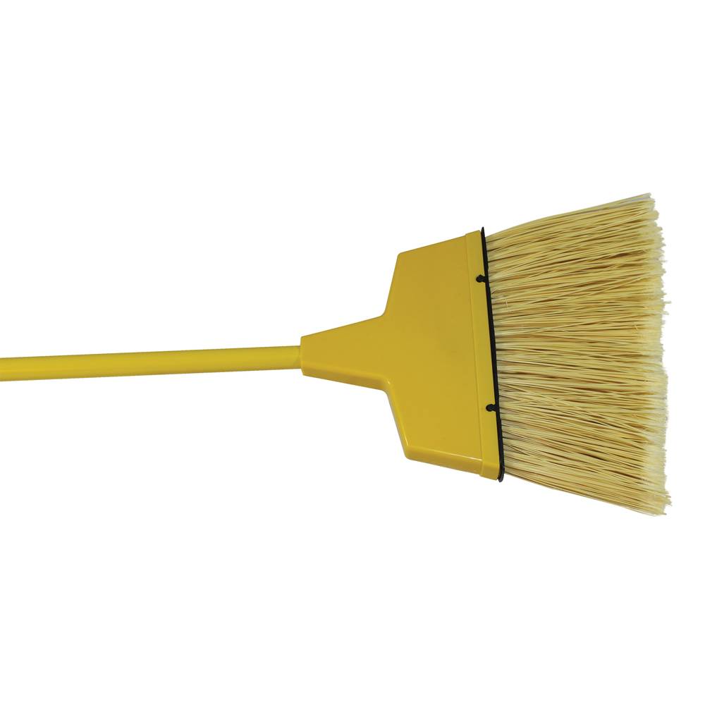 BROOM ANGLED PLASTIC LARGE
YELLOW 5.5&quot; TRIM X 8&quot; WIDE
