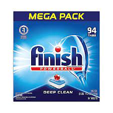 FINISH POWERBALL DISHWASHING
TABS FRESH SCENT 94 COUNT
CANNISTERS (4 PER CASE)