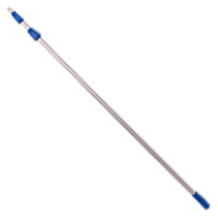 HANDLE ALUMINUM TELESCOPIC
20&#39;, 3 SECTIONS BLUE GRIP
FITS POCKET, TABSA, HOOK &amp;
WALLWASHER FRAMES INCLUDES
ADAPTER TO FIT MFLEX &amp;&amp;
WINDOW WASHING