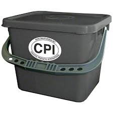 BUCKET WITH SEALED LID 3.5
GALLON GRADUATION MARKS IN
GALLONS AND LITERS CARRING
HANLE 12&#39; x 9&#39; x 10&#39; H GRAY