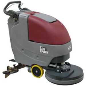 SCRUBBER E20 20&quot; WALK-BEHIND
DISC TRACTION DRIVEN QUICK
PACK, TROJAN BATTERY, 12
GALLON
SOLUTIONS TANK, 13 GALLON
RECOVERY TANK,