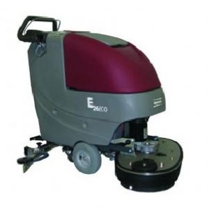 SCRUBBER E26 ECO 26&quot;
WALK-BEHIND DISC BRUSH QUICK
PACK BATTERY OPERATED TROJAN 
BATTERY, 12 GALLON SOLUTIONS
TANK, 13 GALLON RECOVERY TANK,