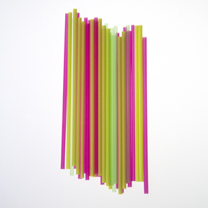 STIRRERS 5.5&quot; ASSORTED NEON UNWRAPPED (10 BOXES OF 1000
