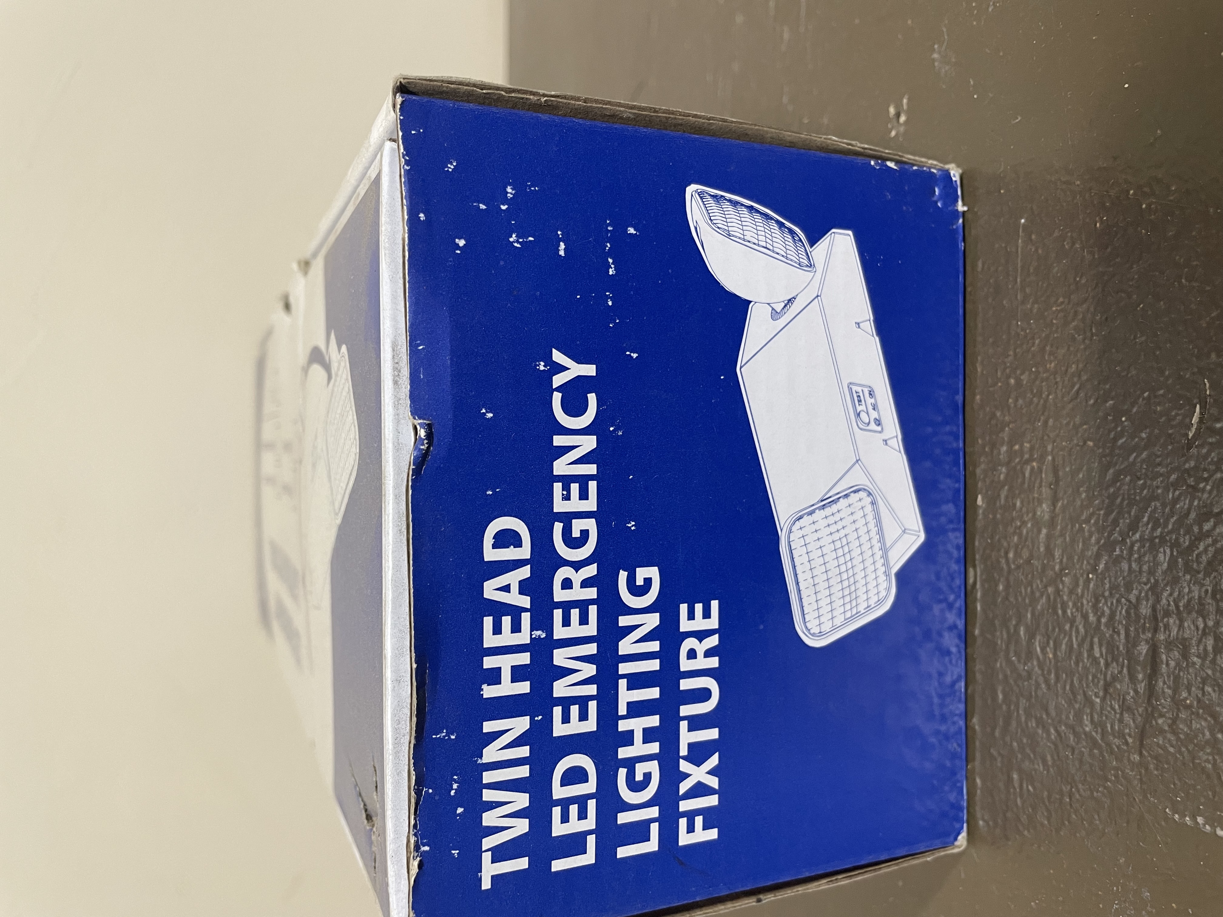 EMERGENCY LIGHTING TWO HEAD LED