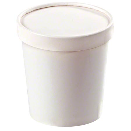 CONTAINER FOOD AND LID COMBO 32 OZ WHITE Inno-Pak 250 PER