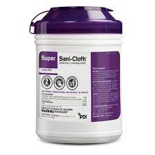 SANI CLOTH PROFESSIOAL WIPE 6
X 6.75 GERMACIDAL 12
CANNISTERS OF 160 SHEETS