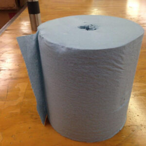 WIPER BLUE W/CORE 208 SHEETS PER ROLL 9 ROLLS PER CASE 9.27