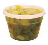 DELI CONTAINER AND LID COMBO
16 OZ CLEAR, PE, MICROWAVABLE
240 PER CASE
