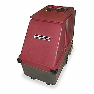 EXTRACTOR AMBASSADOR X20
CARPET
EXTRACTOR WITH 100 PSI PUMP,25
GALLON SOLUTION TANK, 25
GALLON
RECOVERY TANK, 105&quot; WATER
LIFT, 75 14-3 POWER CORD