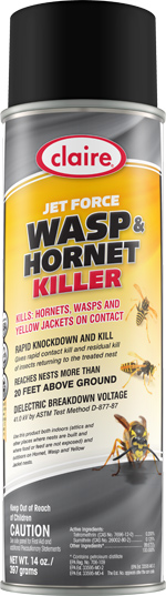 WASP &amp; HORNET KILLER JET FORCE 14 OZ CAN (12 CANS PER CASE)