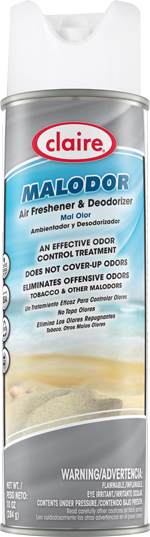 MALODOR AIR FRESHENER AND
NEUTRALIZER 20 OZ CAN
(12 CANS PER CASE)
