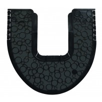 URINAL MAT COMMODE 2.0 BLACK
ON BLACK FOR GROUND BASED
URINAL (6 PER CASE)