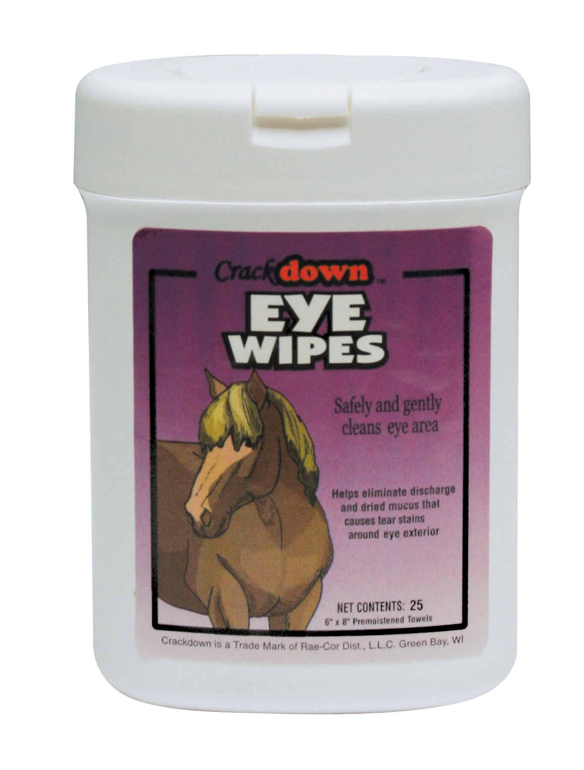 HORSE EYE WIPES - 25 COUNT CANISTER