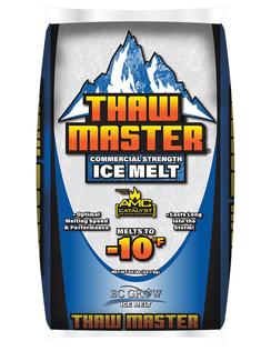 ICE MELT THAW MASTER ICE
MELTER #50 BAG MELTS TO -10 F
(49 BAGS PER SKID)